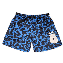 Load image into Gallery viewer, Camo Mesh Shorts Blue/Black
