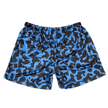 Load image into Gallery viewer, Camo Mesh Shorts Blue/Black
