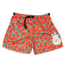 Load image into Gallery viewer, Camo Mesh Shorts Orange/Green
